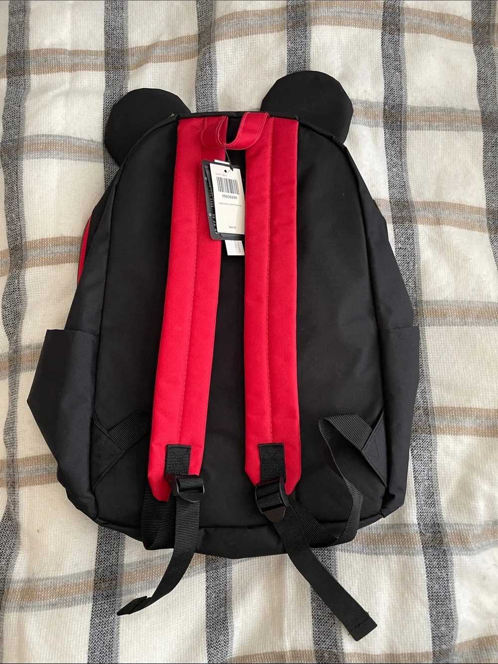 Loungefly Mickey Mouse Face Laptop Backpack with Ears